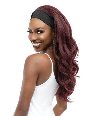Desi Crescent Synthetic Hair Headband Wig By Janet Collection