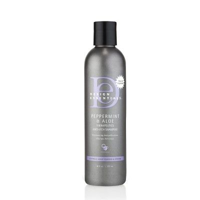 Design Essentials- Peppermint & Aloe Therapeutics Anti-Itch Shampoo, 8 oz