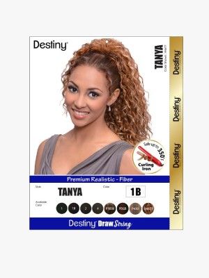 Tanya Destiny Premium Realistic Fiber Drawstring Hair Bun - Beauty Elements