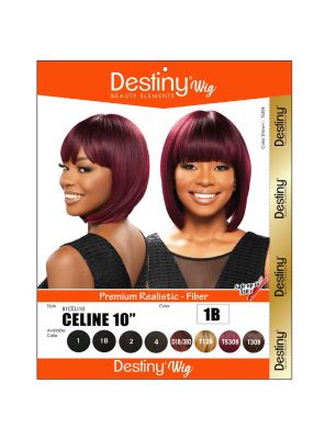 Destiny Celine 10 Synthetic Hair Full Wig Bijoux