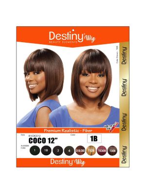 Destiny Coco 12 Synthetic Hair Full Wig Bijoux