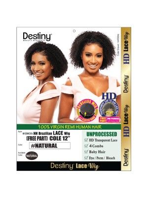Destiny Cole 12 13x4 HH Brazilian HD Transparent Lace Front Wig Beauty Elements