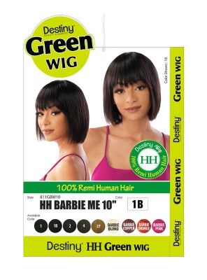 Destiny Green Barbie Me 10 Remi Human Hair Full Wig Beauty Elements
