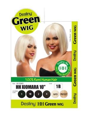 Destiny Green Xiomara 10 Remi Human Hair Full Wig Beauty Elements