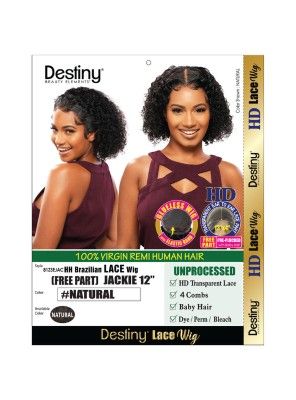 Destiny Jackie 12 13x4 HH Brazilian HD Transparent Lace Front Wig Beauty Elements