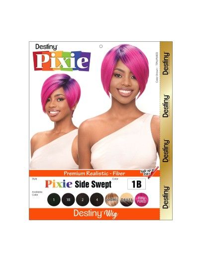 Destiny Pixie Side Swept Full Wig Beauty Elements