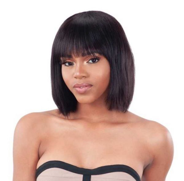 DINA Nude Air Brazilian Natural 100% Human Hair Wig - Model Model