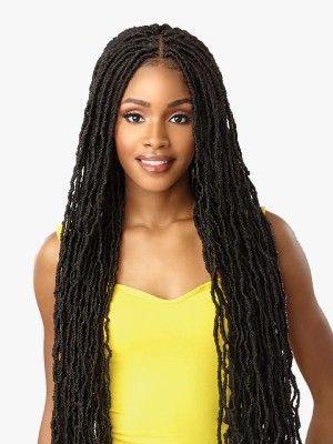 Distressed Locs 40 Cloud 9 4X4 Hand Braided HD Swiss Lace Front Wig Sensationnel