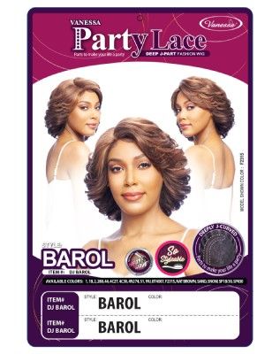 DJ Barol Synthetic Hair Lace Front Wig By Party Lace - Vanessa
