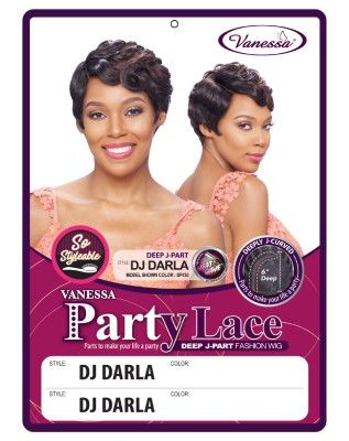 DJ DARLA Synthetic Hair Lace Front Wig By Party Lace - Vanessa