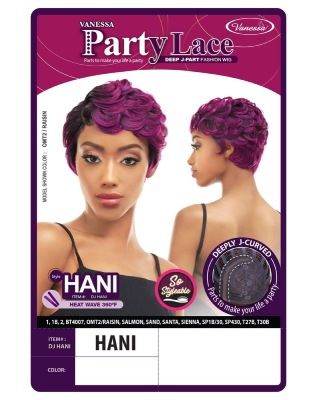 DJ Hani Synthetic Hair Lace Front Wig Party Lace Vanessa