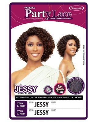 DJ Jessy Synthetic Hair Lace Front Wig Party Lace Vanessa