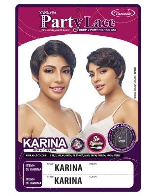 DJ Karina Synthetic Hair Lace Front Wig By Party Lace - Vanessa