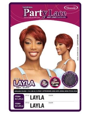 DJ Layla Deeply J Curved Lace Front Wig Vanessa