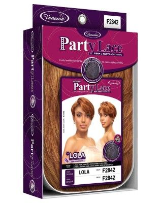 DJ Lola Synthetic Hair Lace Front Wig Party Lace Vanessa