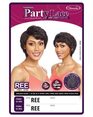 DJ Ree Synthetic Hair Party Lace Full Wig Vanessa