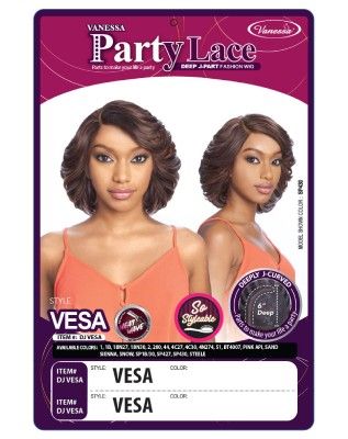 DJ Vesa Synthetic Hair Lace Front Wig By Party Lace - Vanessa