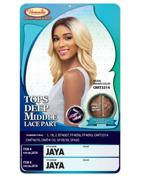 DM Jaya Tops HD Lace Front Wig Vanessa