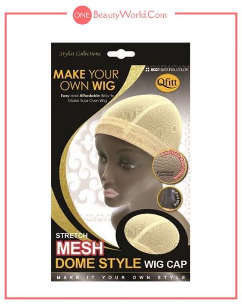 DOME STYLE Stretch Mesh WIG CAP  - Natural Color 