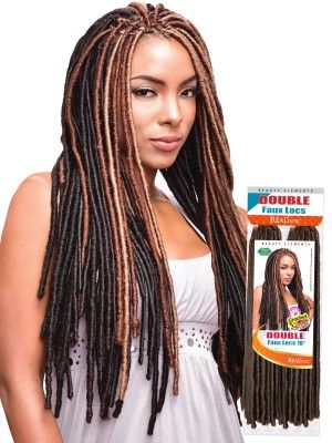 Double Faux Locs 18 Realistic Crochet Braid Beauty Elements