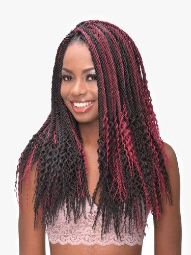 DOUBLE GODDESS SENEGAL 18 inches Realistic Beauty Element Crochet Braid - Bijoux