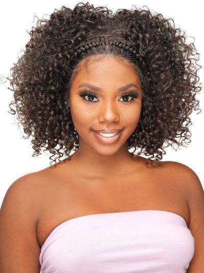 Double Halo Braid 14 13X2 HD Free Part Lace Wig Beauty Elements