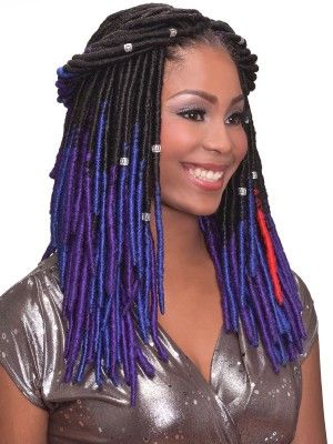 Double Light Faux Locs 12 Realistic Crochet Braid Beauty Elements