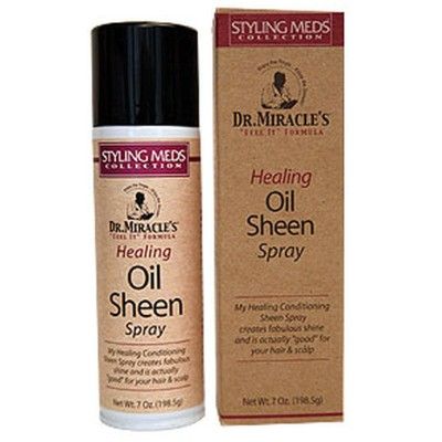 DR. MIRACLE'S STYLING MEDS HEALING OIL SHEEN SPRAY - 7 OZ, dr miracle styling gel, dr miracle styling, dr miracle sheen spray, dr miracle healing oil sheen spray, styling meds healing oil sheen spray, OneBeautyWorld.com, 