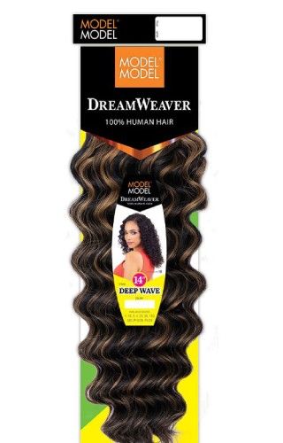 Dream Weaver Deep Wave 100 Human Hair Weave Model Model