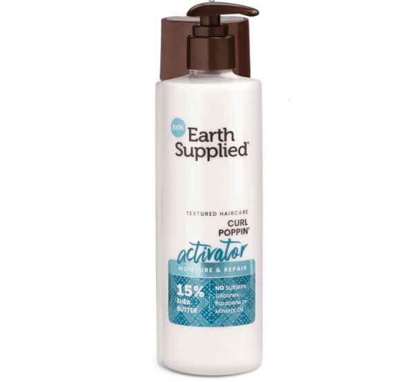 Earth Supplied Moisture & Repair Activator, 13 oz, Earth Supplied activator, curl popin, earth supplied, earth Supplied Hair products, curly hair, curly styling, Moisture & repair, textured haircare, sulfate free, shea butter, onebeautyworld,