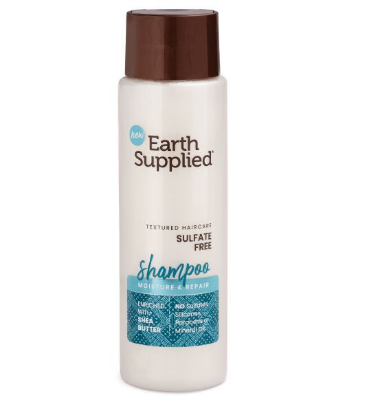 Earth Supplied Moisture & Repair Shampoo, 13 oz, Earth Supplied shampoo, earth supplied, silicon free, rinse out, earth Supplied Hair products, Moisture & repair, textured haircare, sulfate free, shea butter, onebeautyworld