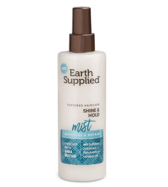 Earth Supplied Moisture & Repair Shine Mist, 8.5 oz , Earth Supplied shine, mist, shine mist, creamy defining, earth supplied, earth Supplied Hair products, Moisture & repair, textured haircare, sulfate free, shea butter, onebeautyworld,
