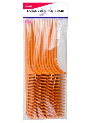 Eden 38101 12 Pcs Large Bone Tail Comb Dz