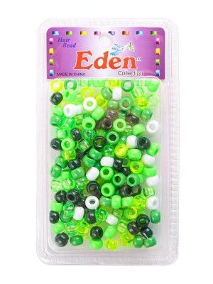 eden collection hair bead, b2 hair bead, green mix hair bead, round hair bead, eden round hair bead, onebeautyworld, Eden, Collection, B2, Green, Mix, Round, Hair, Bead