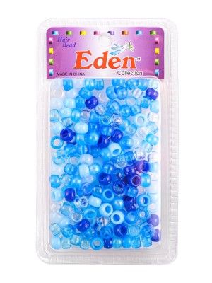 eden collection hair bead, b2 hair bead, sky blue hair bead, round hair bead, eden round hair bead, onebeautyworld, Eden, Collection, B2, Sky, Blue, Round, Hair, Bead