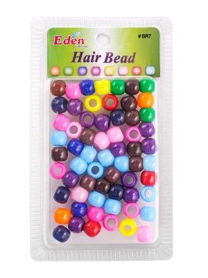 eden collection hair bead, b7 hair bead, assorted color hair bead, big round hair bead, eden big rounf hair bead, onebeautyworld, Eden, Collection, B7, Assorted, Big, Round, Hair, Bead, 1Dzn