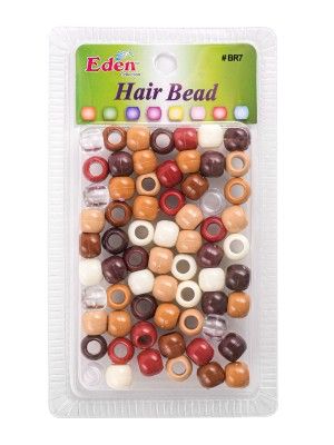 eden collection hair bead, b7 hair bead, brown mix hair bead, big round hair bead, eden big rounf hair bead, onebeautyworld, Eden, Collection, B7, Brown, Mix, Round, Hair, Bead