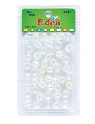 Eden Collection B7 Clear Big Round Hair Bead