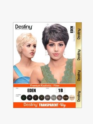 Eden Destiny Premium Realistic Fiber Transparent Full Wig - Beauty Elements