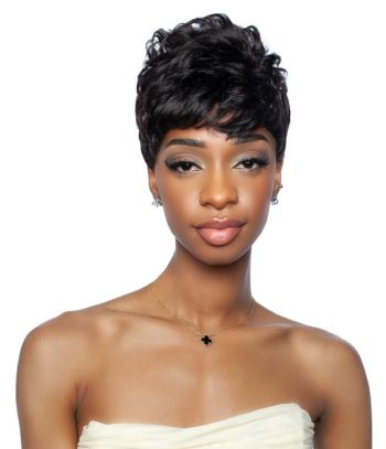 11A Edgy Pixie Brazilian Virgin Remy Human Hair Full Wig Trill Mane Concept