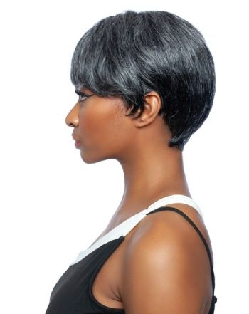 11A Elegant Pixie Brazilian Virgin Remy Human Hair Full Wig Trill Mane Concept