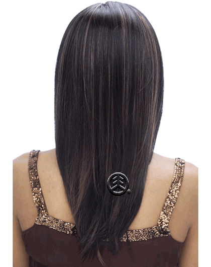 Elizbeth Premium Fiber Hair Lace Front Wig By Janet Collection