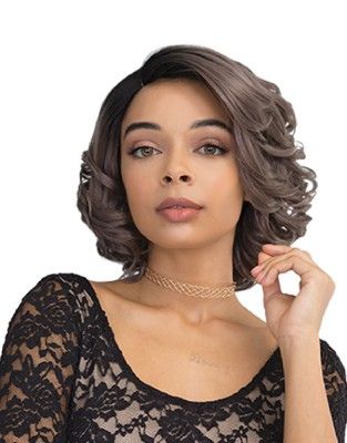 Emotion Brazilian Scent Pre Tweezed Human Hair Blend Lace Front Wig By Janet Collection