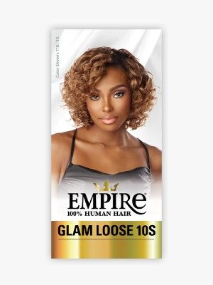 Empire 10S Glam Loose 3 PCS 100 Human Hair Weave Sensationnel