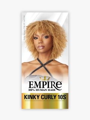 Empire 10S Kinky Curly 3 Pcs 100 Human Hair Weave Sensationnel