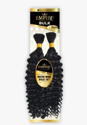 Empire Water Wave Bulk 18 100 Human Braiding Hair Sensationnel