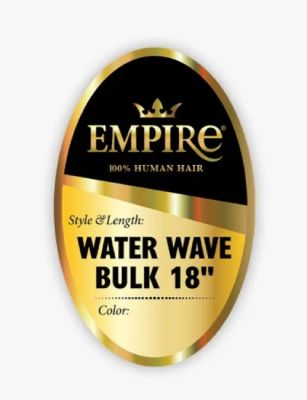 Empire Water Wave Bulk 18 100 Human Braiding Hair Sensationnel