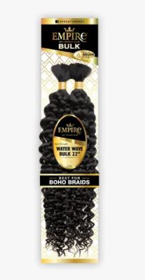 Empire Water Wave Bulk 22 100 Human Braiding Hair Sensationnel