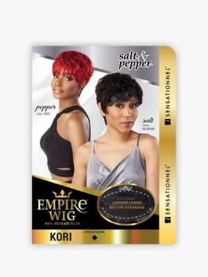Kori Salt n Pepper 100 Human Hair Full Wig Sensationnel