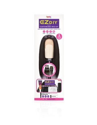 EZ DIY Straight 3Pcs Bundle 4X4 Free Part Remy Human Hair Janet Collection